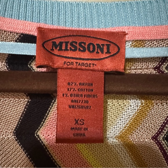 Missoni for Target Multicolor Zigzag V-Neck Knit Cardigan - Picture 5 of 9